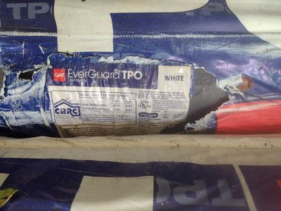 GAF EverGuard TPO White Membrane Roofing, Partial Rolls