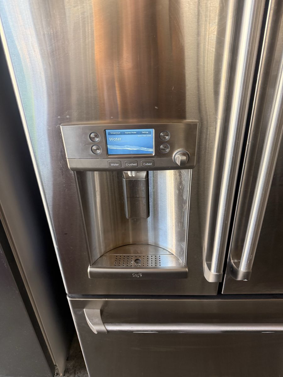 GE Cafe CYE22TSHGS Frech Door Refrigerator Stainless Steel with External Dispenser