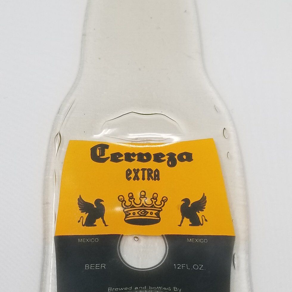 Hanging Melted Cerveza Bottle