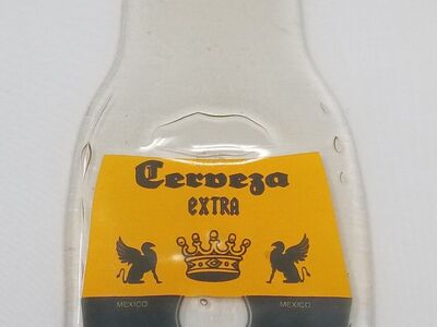 Hanging Melted Cerveza Bottle