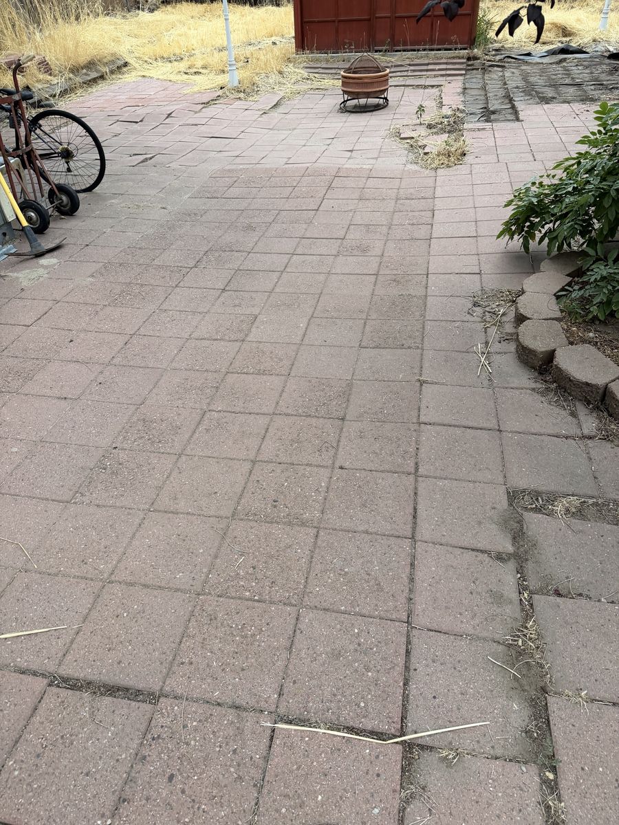 Red Concrete Patio Pavers & Stepping Stones 12x12 