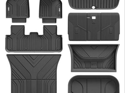 3W Floor Mats With Trunk Mats for Tesla Model Y Juniper 2025-2026