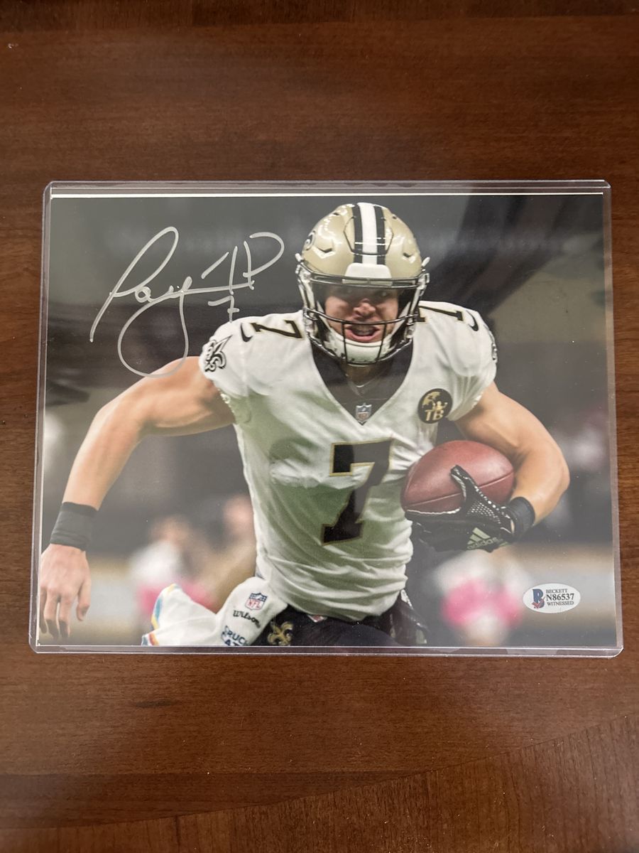 Taysom Hill Autograph Saints Signed Auto 8x10 COA