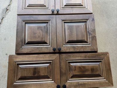 Custom made cabinets for kitchen/bathroom