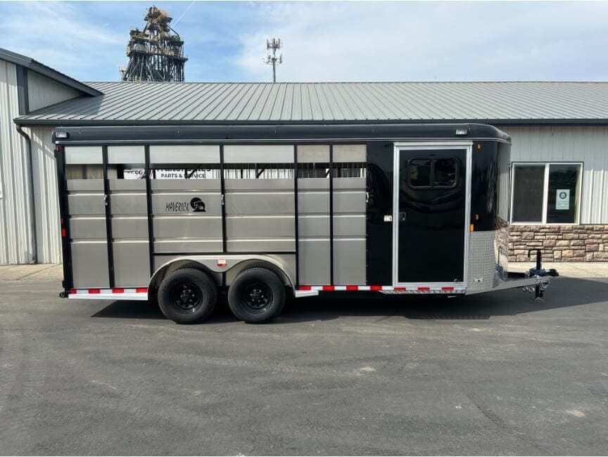 2026 Maverick Trailers Maverick HS Steel 4 Horse Trailer Steel frame with Aluminum Sides