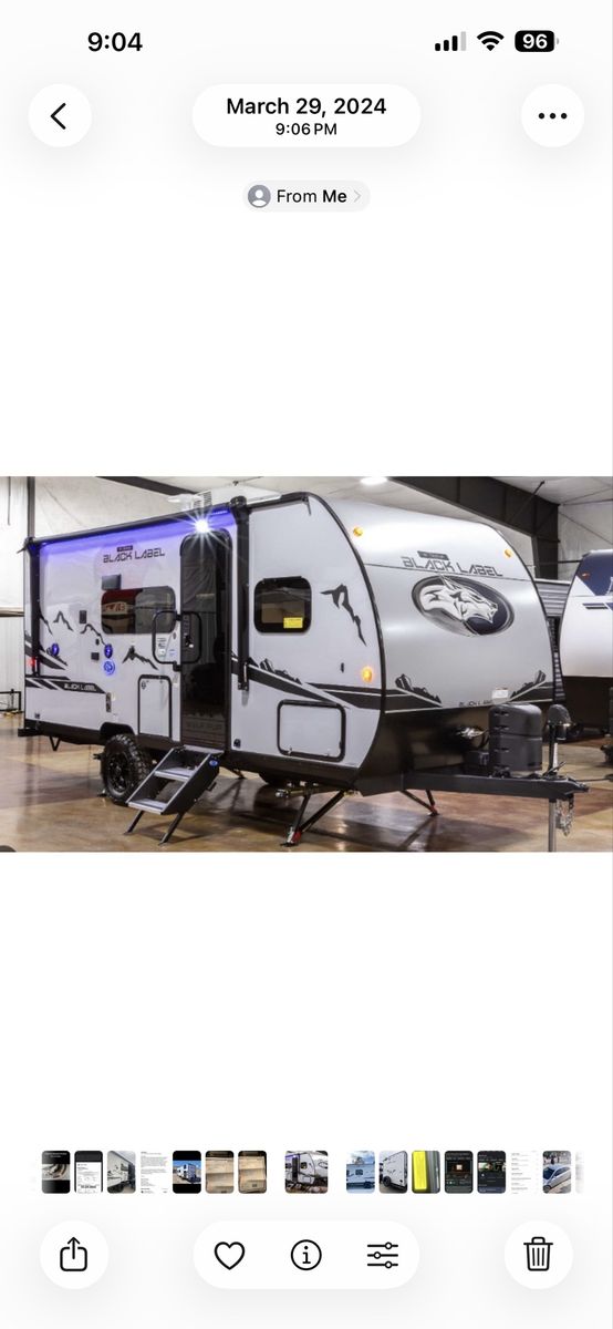 2024 Forest River Cherokee Wolf Pup Black Label Travel Trailer