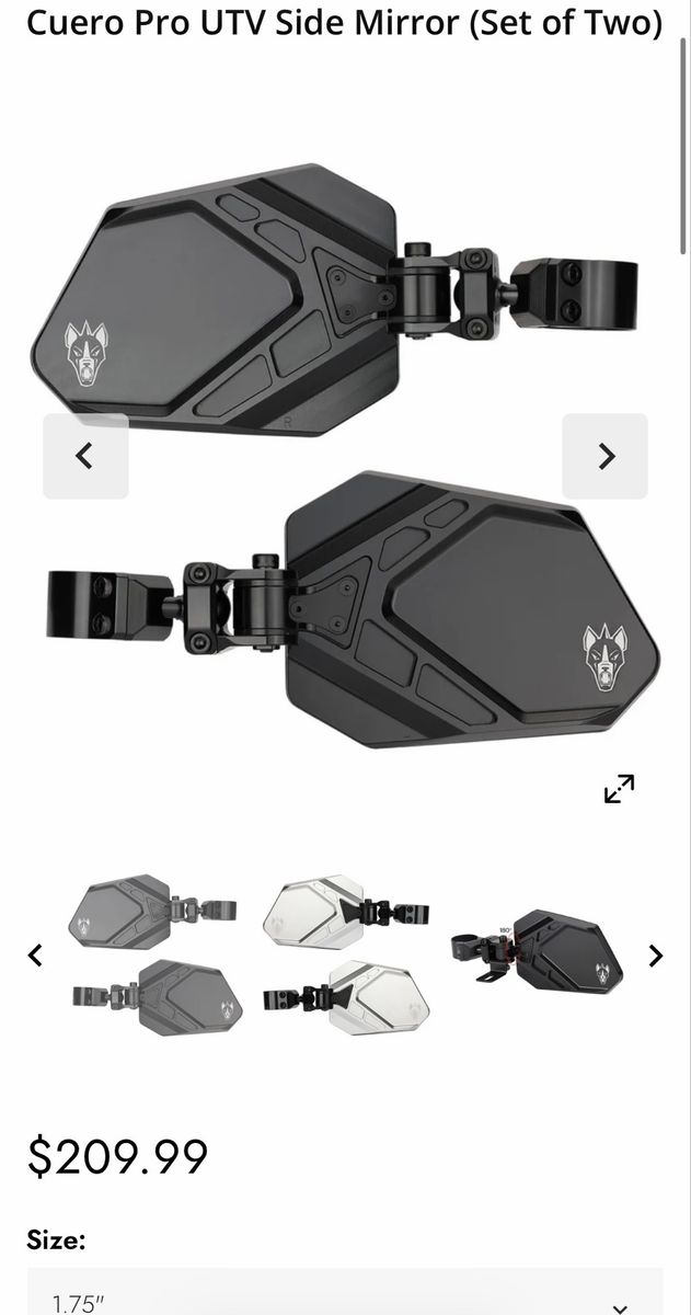 Cuero Pro UTV Side Mirror