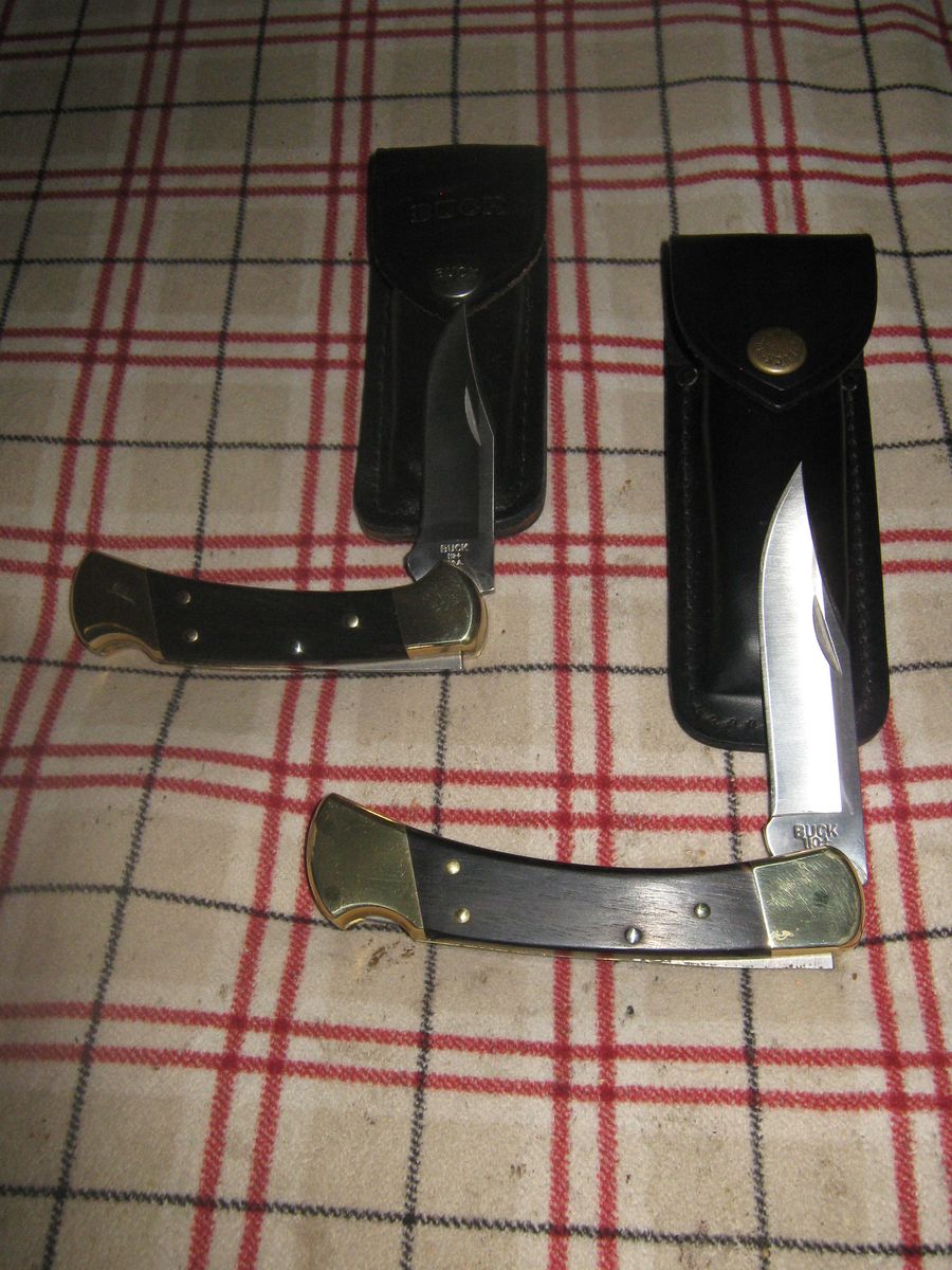 BUCK 112 and BUCK 110 Lock Back Knives