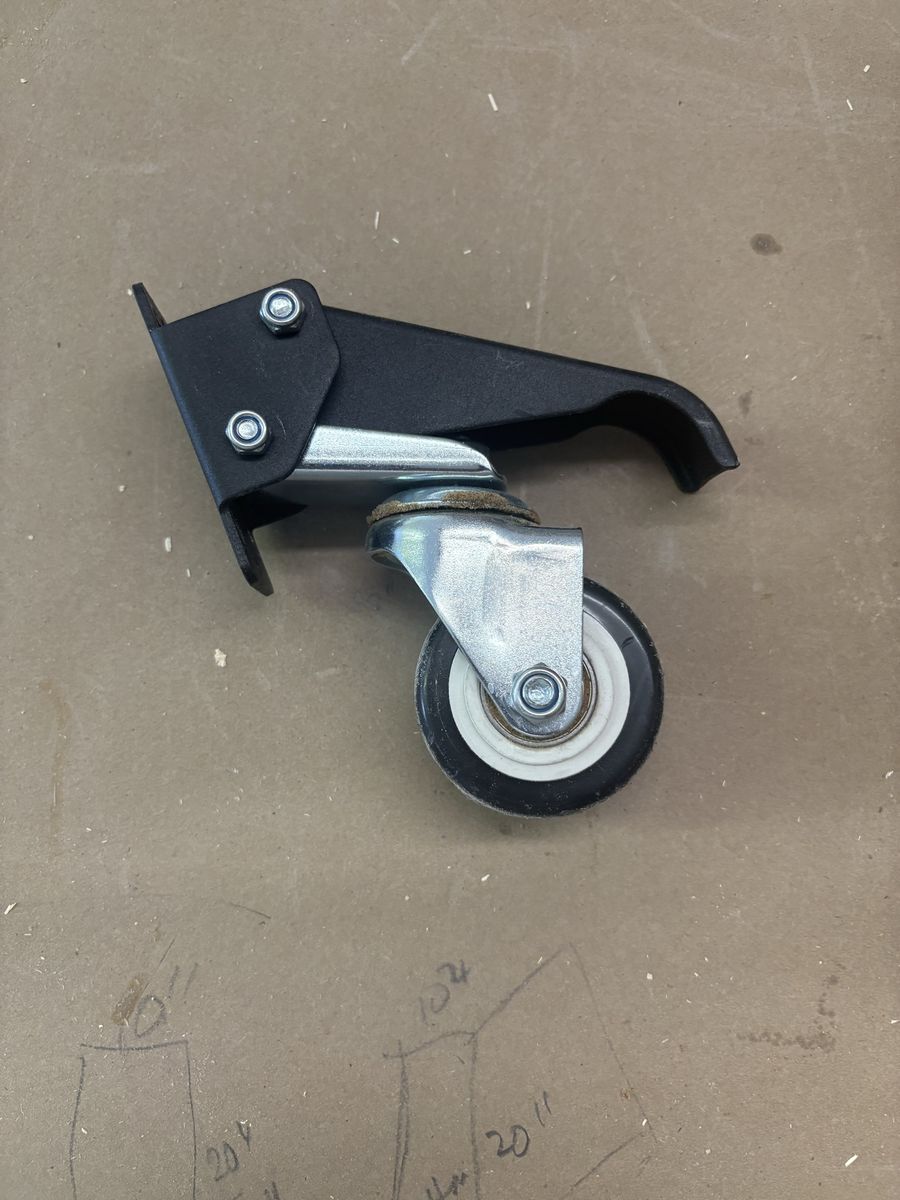 Heavy-Duty Swivel Caster Wheels with Brake - Set of 4