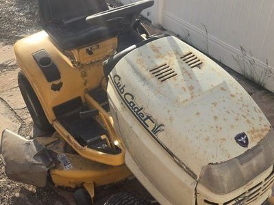 Cub Cadet LT1000 Series 2176 Riding Lawn Mower - Used, Yellow/White, Needs Repair