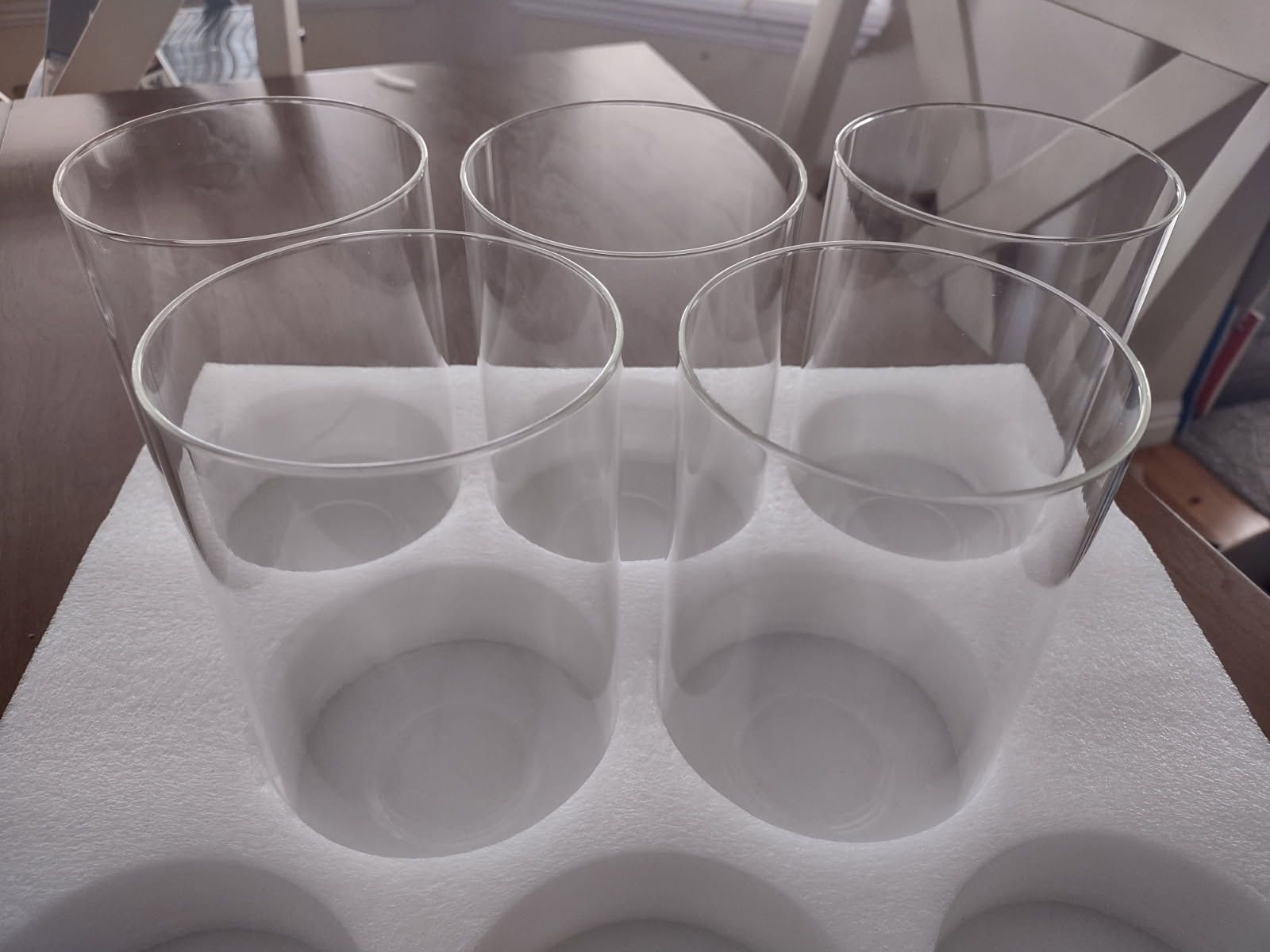 Kitchen Dining Chandelier Shades (Clear Glass)