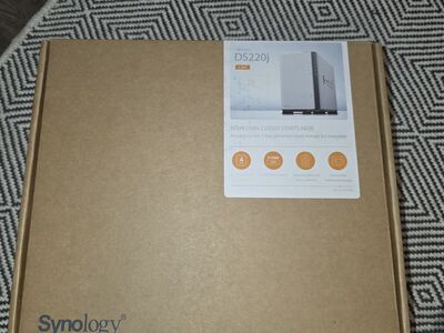 Synology Diskstation DS220J Cloud Storage + 8TB Seagate Ironwolf Disks (2x 4TB)