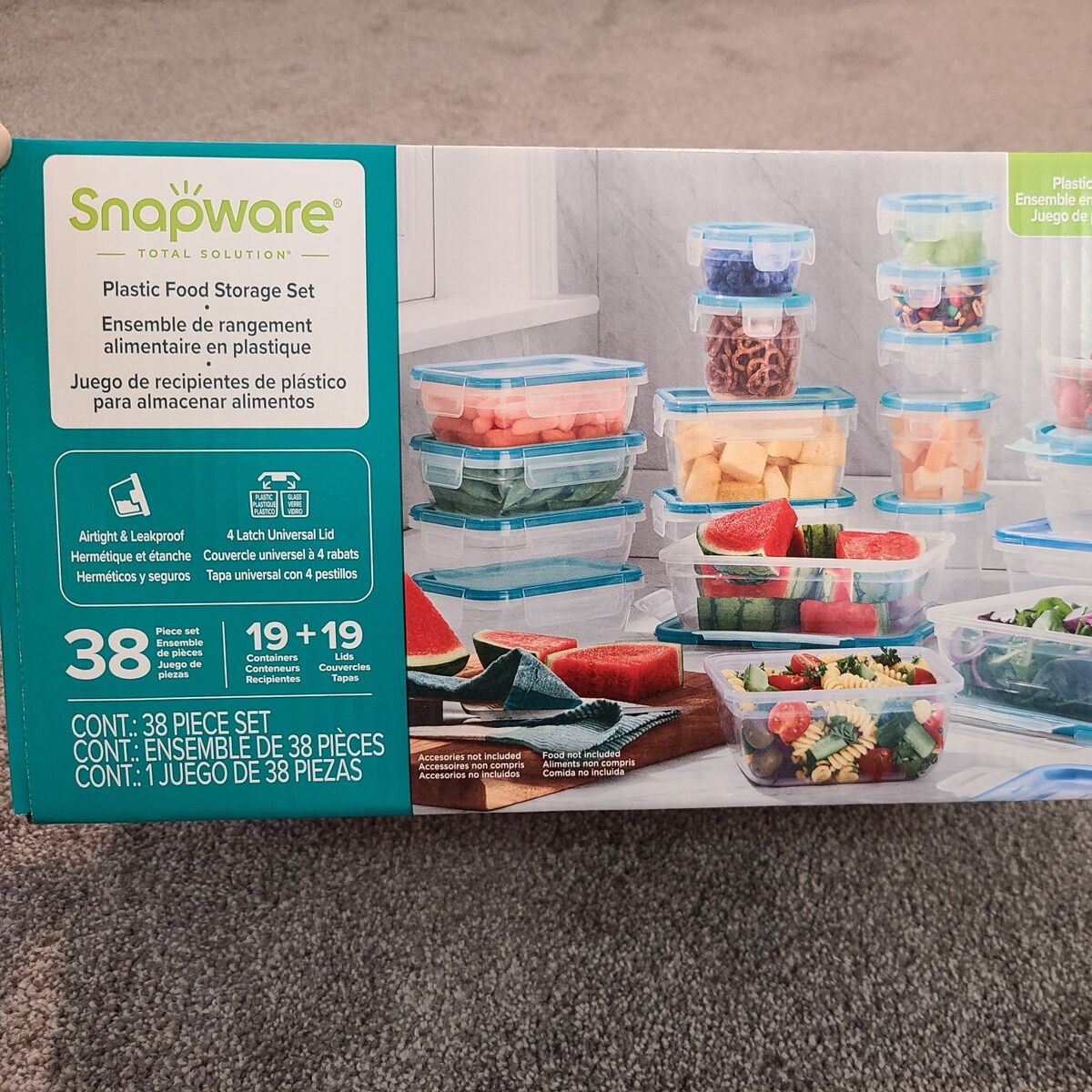 Snapware 38-Piece Food Storage Set New & Sealed