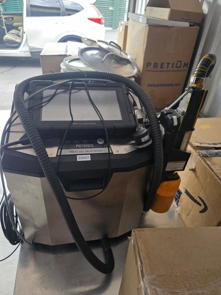 Keyence MK-G Series Ink Jet Printer - Industrial Continuous Inkjet System