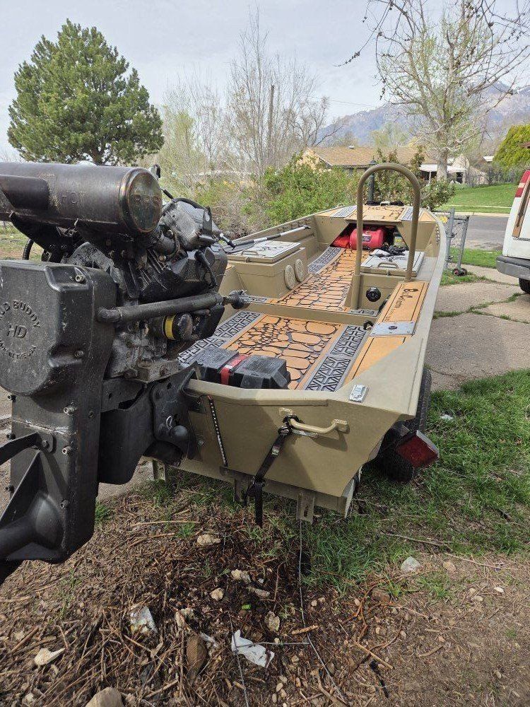 Custom duck boat 1848