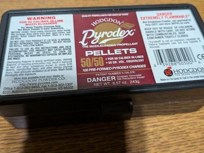 Hodgdon Pyrodex 50/50 Muzzleloading Propellant Pellets - 50 Caliber