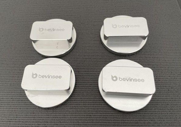 BMW / Mini Aluminum Jack Pads - Anodized Silver (Set of 4)
