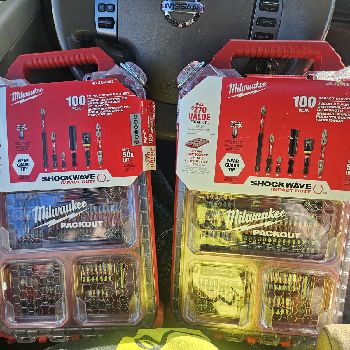 Milwaukee PAKOUT 100 PIECE DRIVER BIT SET