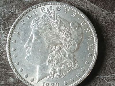 **Pristine** 1889 Silver Dollar NO MINT MARK