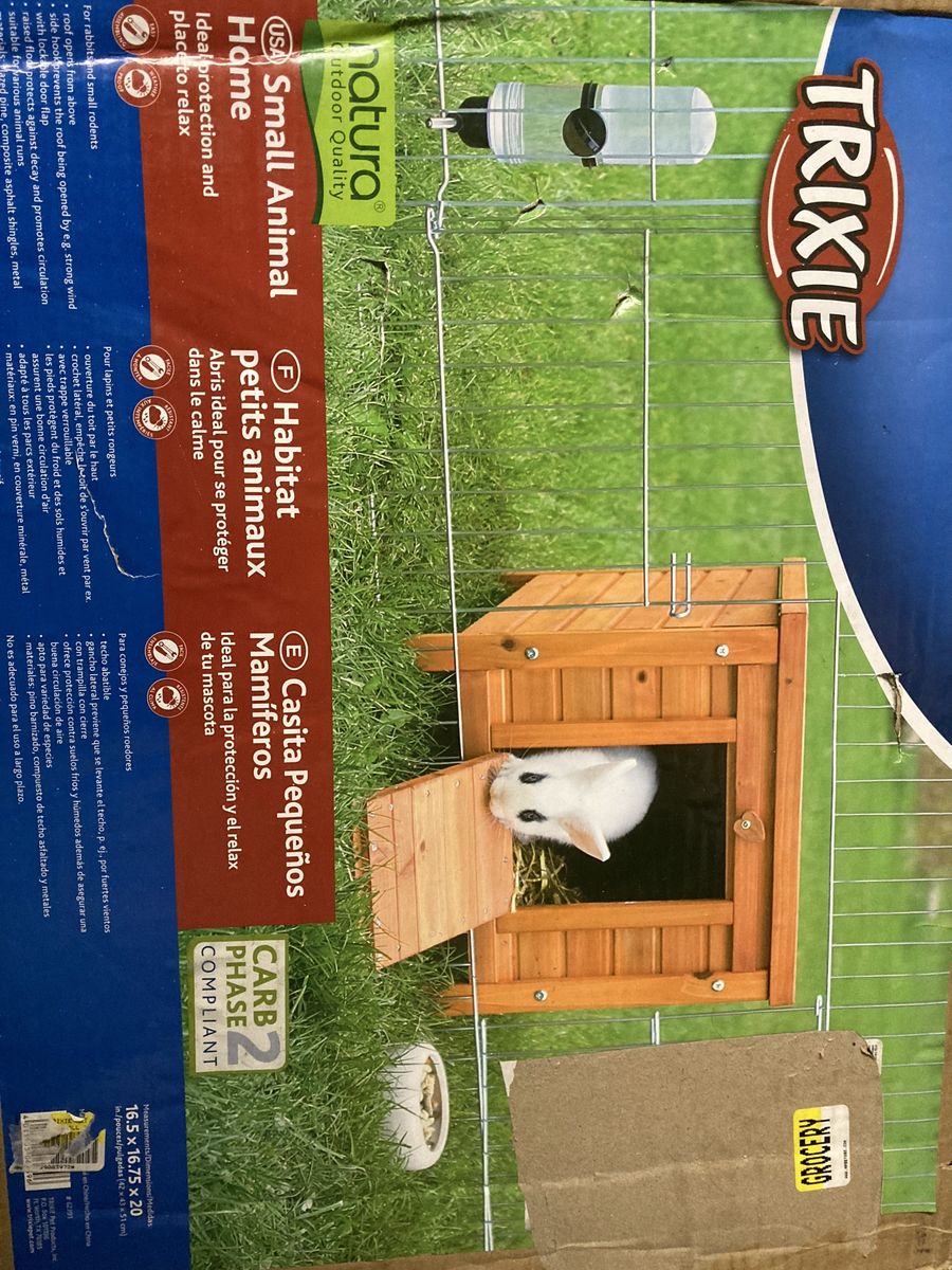 Trixie Natura Small Animal Home CARB Phase 2 Compliant 16.5x16.75x20in