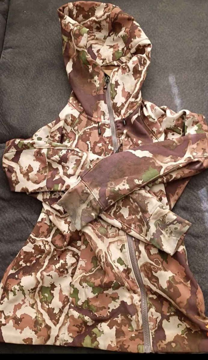 First Lite Catalyst Camo Hooded Jacket MD Women's Size