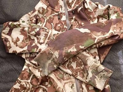 First Lite Catalyst Camo Hooded Jacket MD Women's Size