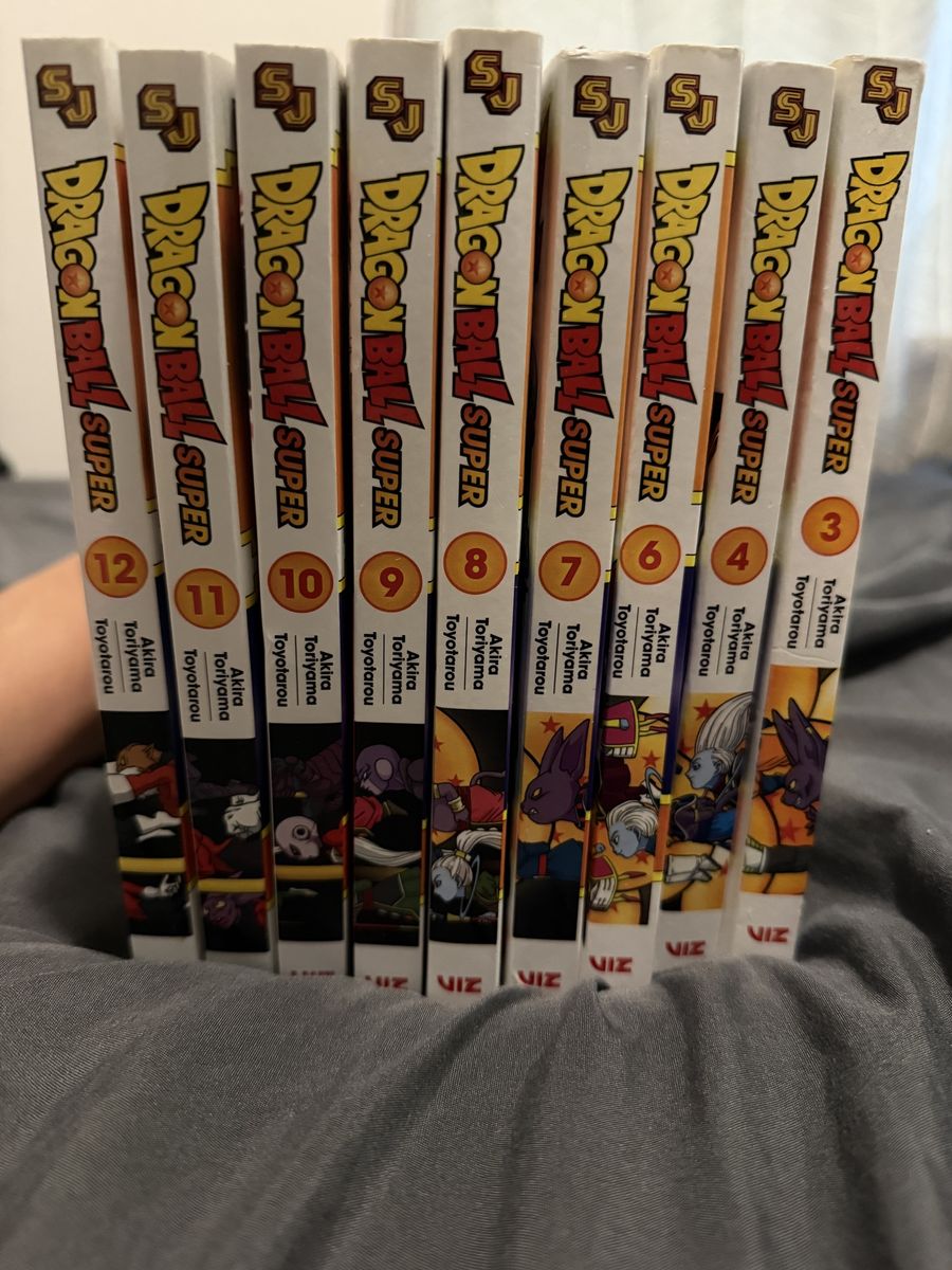 Dragon Ball Super Manga Volumes 3,4,6,7,8,9,10,11,12.