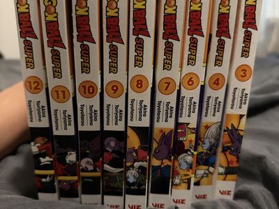 Dragon Ball Super Manga Volumes 3,4,6,7,8,9,10,11,12.