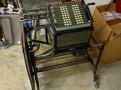 early century Adding machine