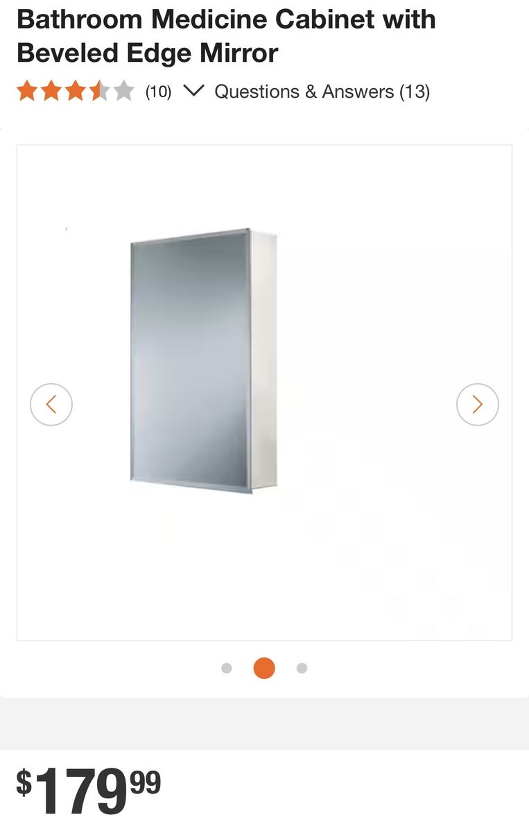 Medicine Cabinet/Bathroom Mirror