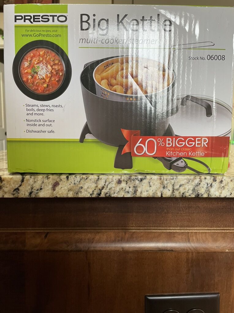 Presto Kitchen Kettle Deep Fryer Multi-Cooker