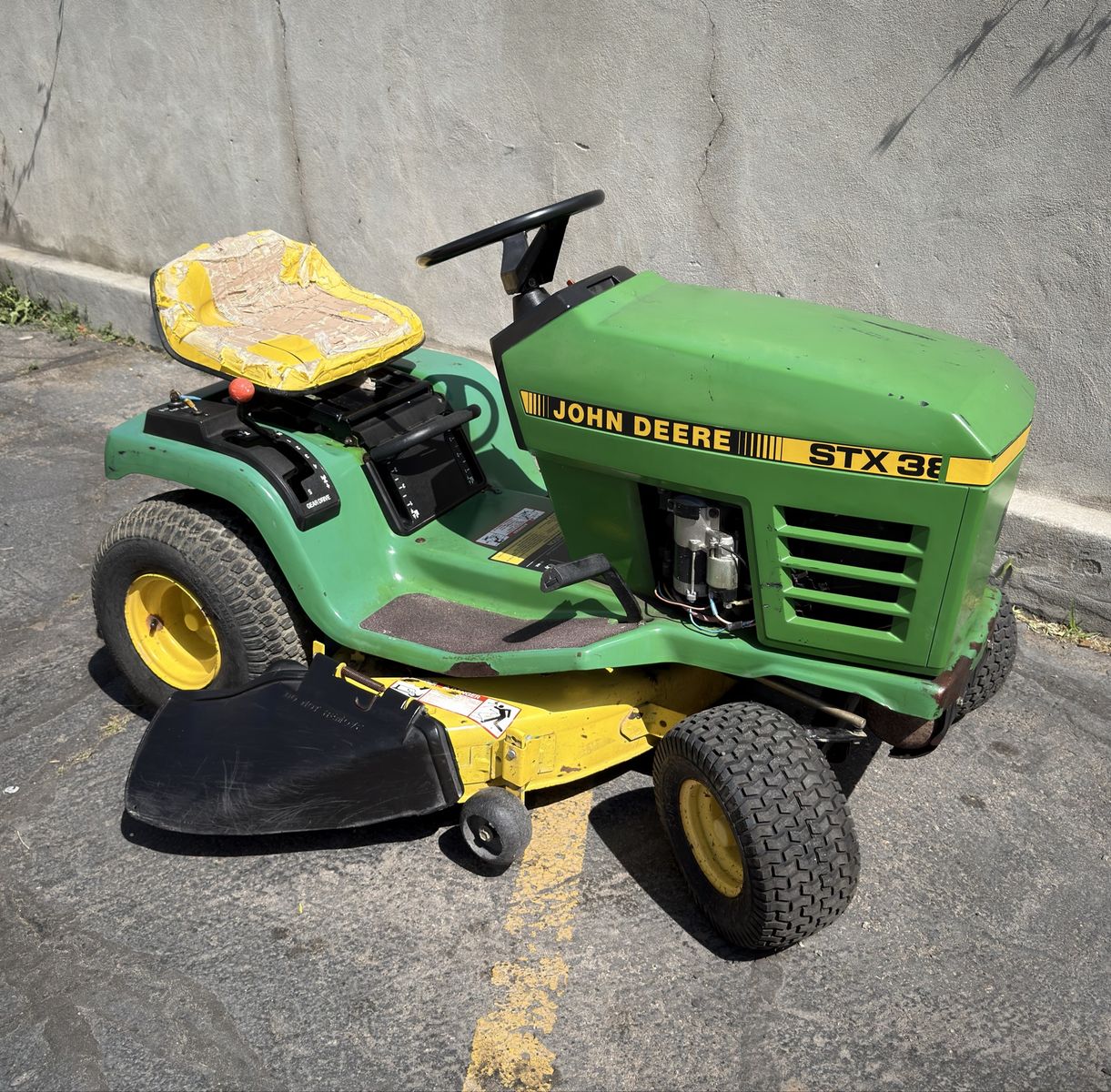 John Deere STX38 Riding Lawn Mower - Used