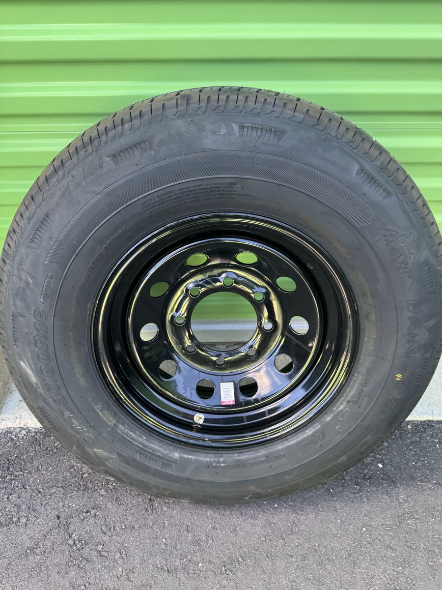 New 235-80r16 Tire And Wheel