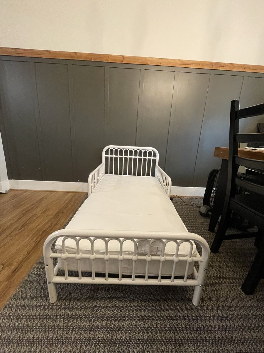Toddler bed and mattress