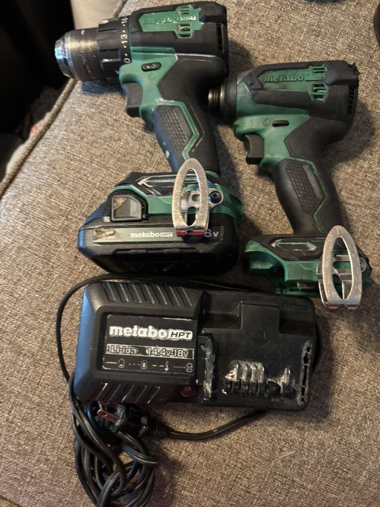 Metabo HPt Drill And Impact W/battery & Charger