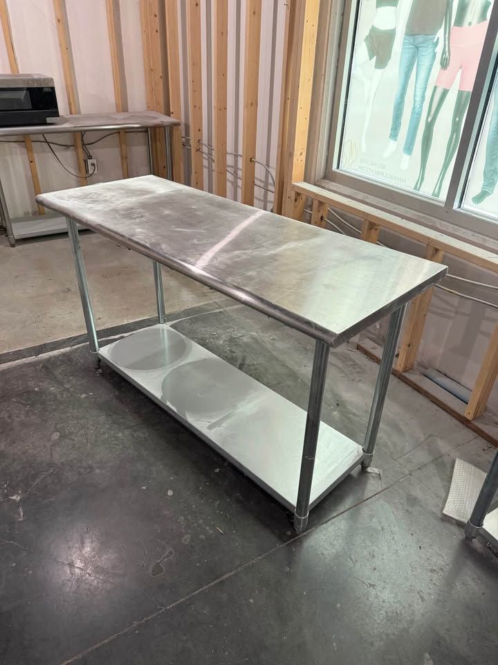 Stainless Steel Prep Table