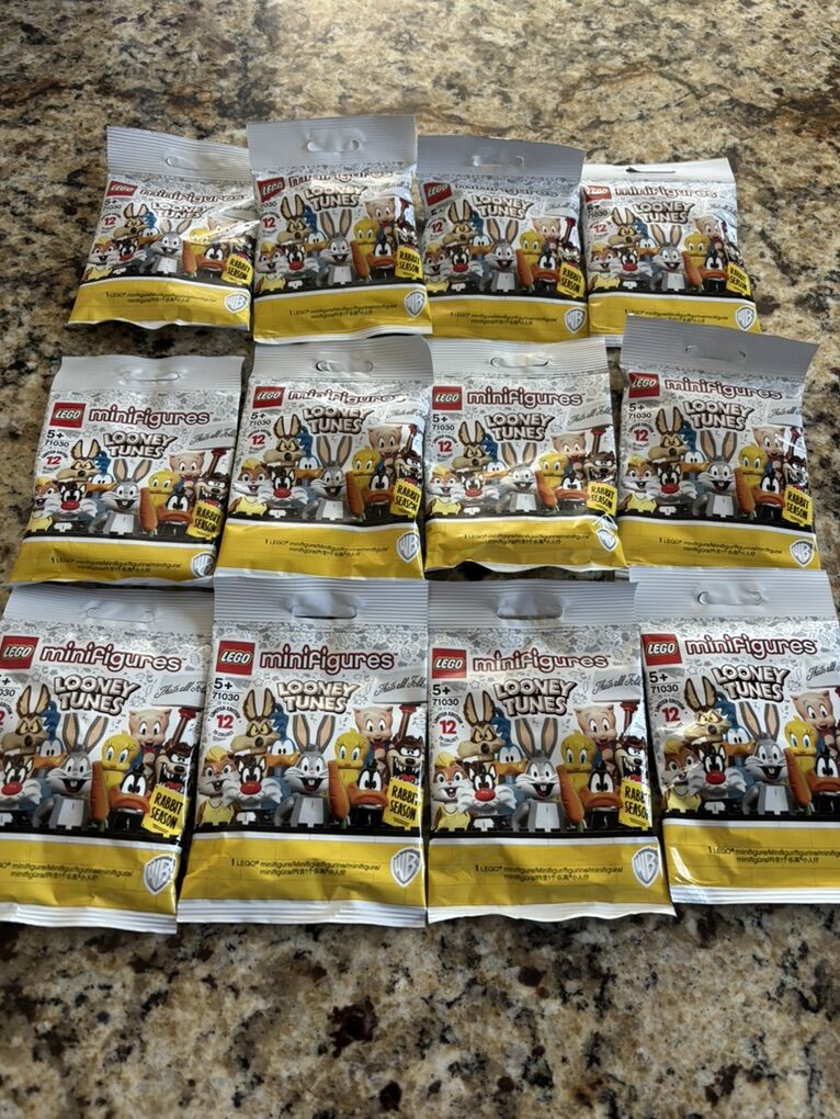 Lego Looney Tunes Minifigures Sealed Complete Set