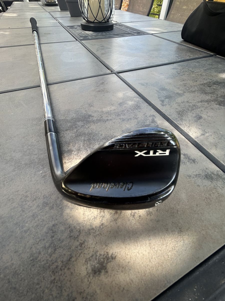 Cleveland RTX Full Face Zipcore Black Satin Wedge 58°-9 Dynamic Gold 588687 Good