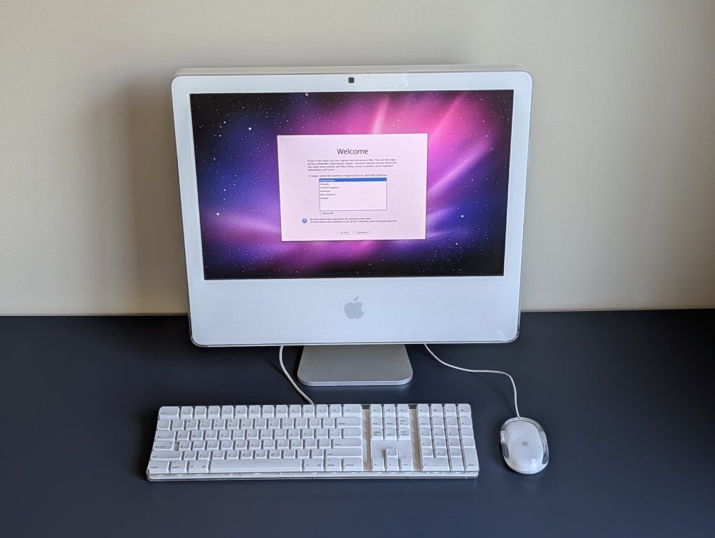 Vintage Apple iMac Core 2 Duo (Upgraded), Late 2006, 20" Screen