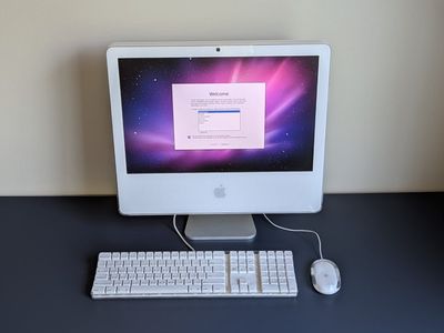 Vintage Apple iMac Core 2 Duo (Upgraded), Late 2006, 20" Screen