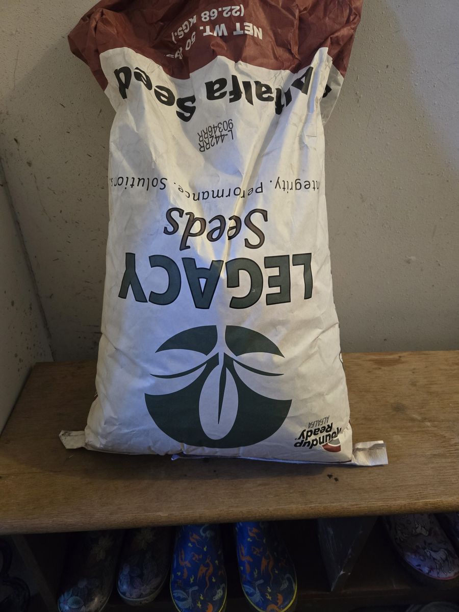 30 lbs roundup ready alfalfa seed