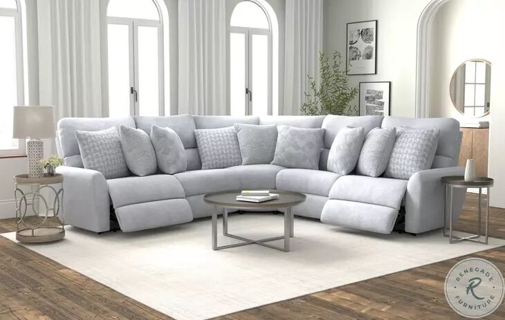 Like-New Sectional Sofa With Power Recliners