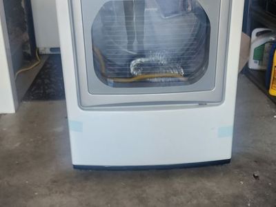 LG Sensor Dry Front Load Gas Dryer White