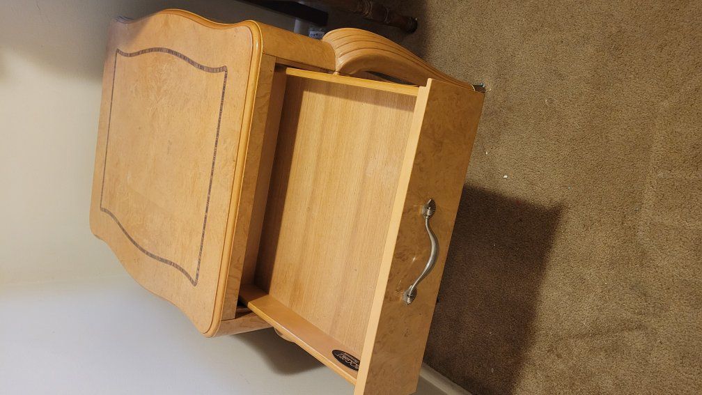 Two Wooden Side Tables