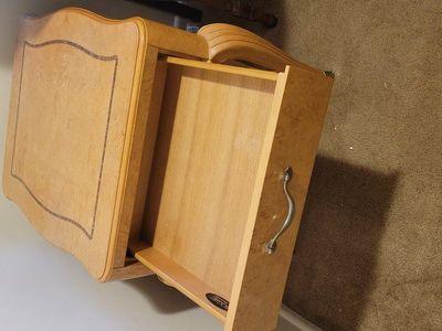 Two Wooden Side Tables