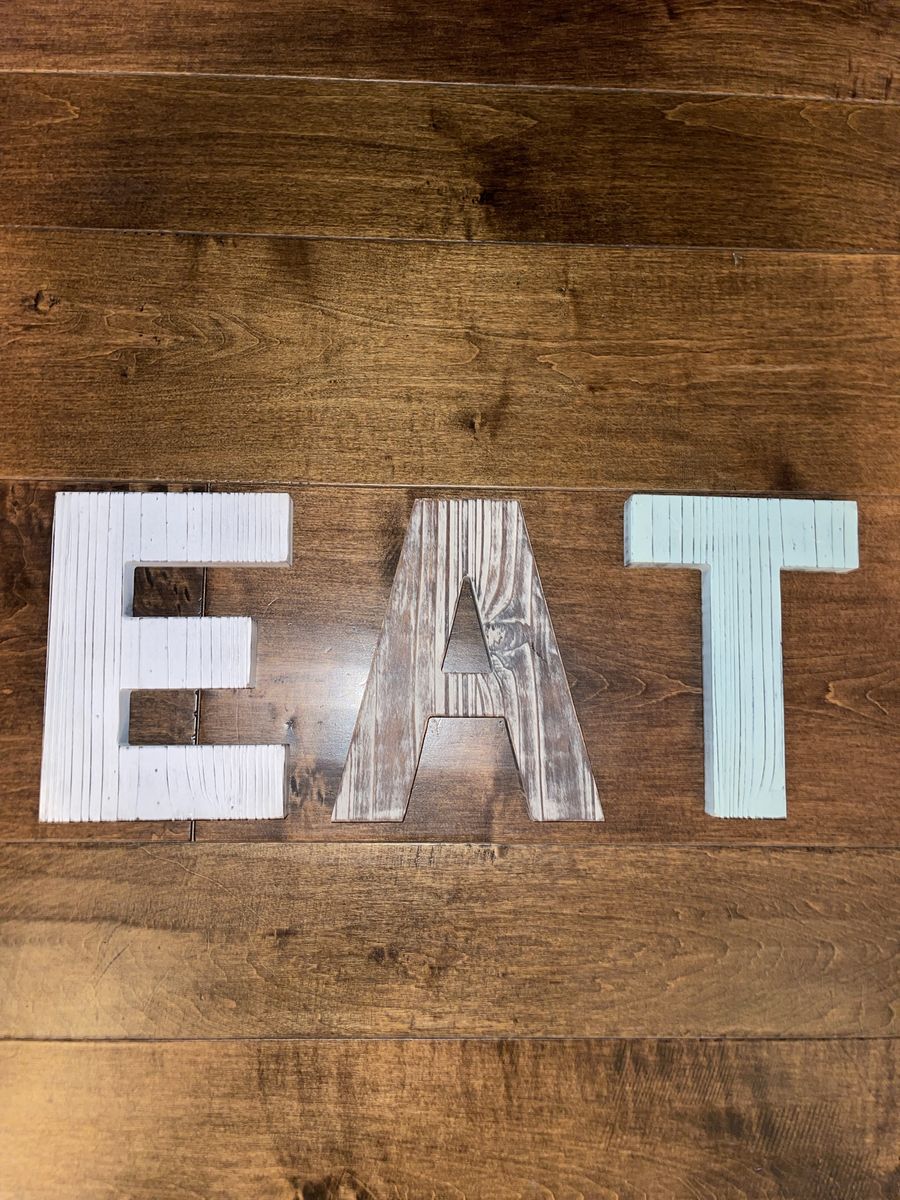 EAT Decorative Letters
