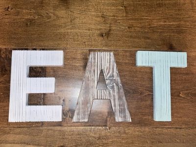 EAT Decorative Letters