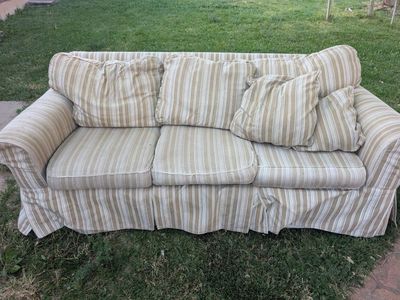 Well loved couch