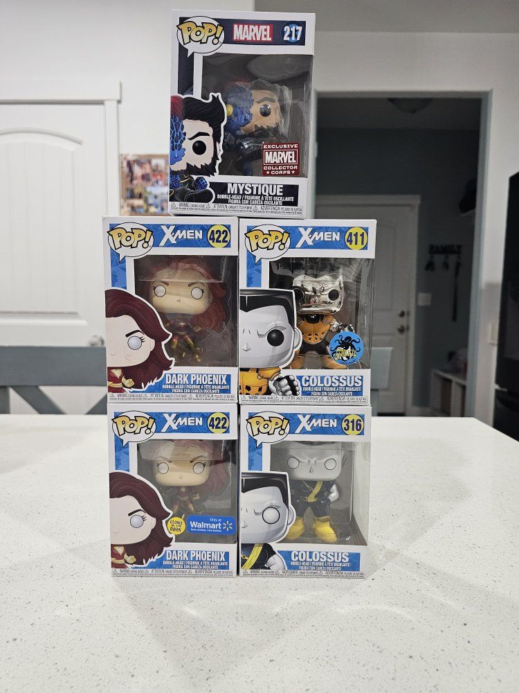 X-Men funko pops