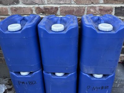 B-WAY M-4200 5 Gallon Blue Plastic Jug Containers